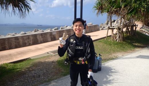 沖縄本島北部ゴリラチョップで体験ダイビング！